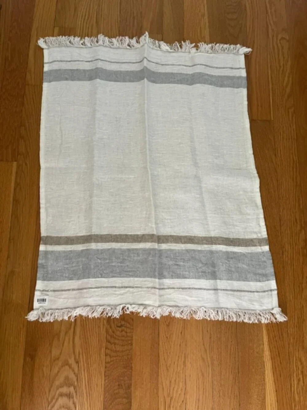 Libeco The Belgian Linen Towel Oyste Stripe 25
